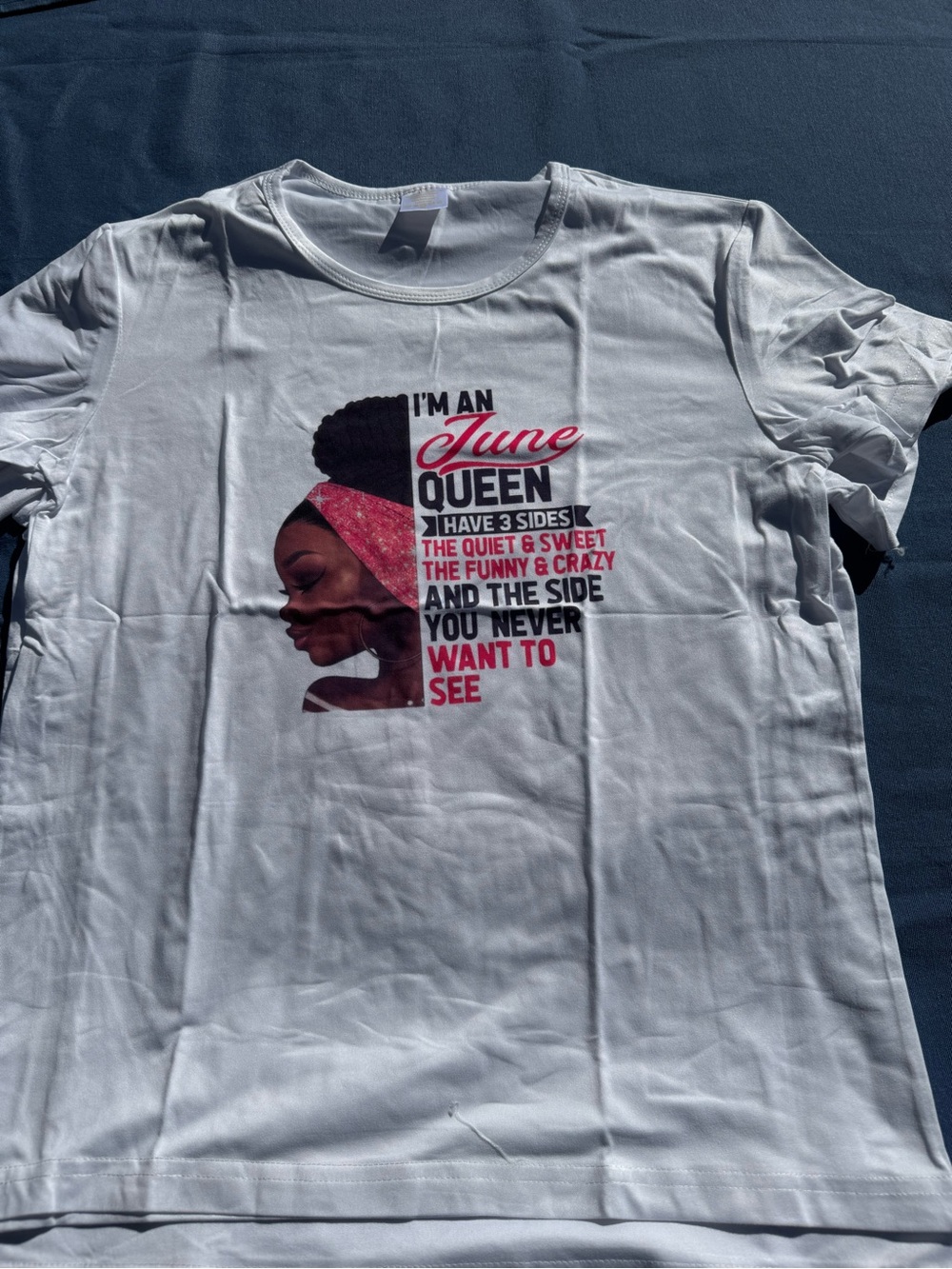 June Queen Graphic Tee - White